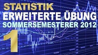 StatistikÜbung erweiterter Kurs  1 Video [upl. by Nerraw]