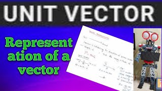 How to Write a Vector and Unit Vector [upl. by Joy]