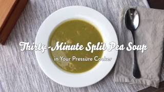 30Minute Pressure Cooker Split Pea Soup [upl. by Scarlet]