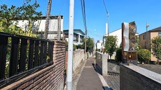 【東京路地散歩tokyo alley walk】美術館広場と階段路地と清掃工場の煙突と【中目黒】 [upl. by Eittocs811]