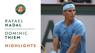 Rafael Nadal vs Dominic Thiem  Final Highlights I RolandGarros 2018 [upl. by Thurmond]