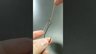 How to tie a small hook to a fishing line [upl. by Lello613]