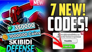 NEW⚡CODES ALL WORKING CODES SKIBIDI TOWER DEFENSE IN 2024  ROBLOX SKIBIDI TOWER DEFENSE CODES [upl. by Juditha]