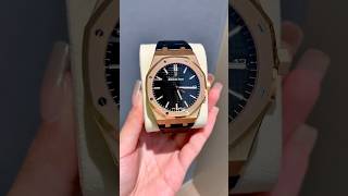 Audemars Piguet Royal Oak 15500ST Automatic Movement Sapphire Glass Rubber Strap watch apwatch [upl. by Giralda97]