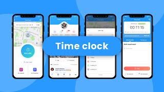 Connecteam  The Worlds Best Employee Time Clock App [upl. by Enreval23]