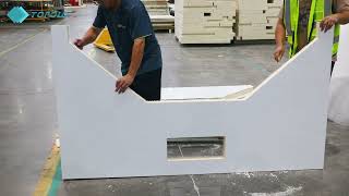 XPS Foam Core FRP Insulation Panels for Box Body Manufacturing [upl. by Anirrak593]