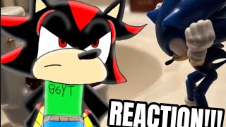 Tails With a Shovel Shadow Reacts To Sonic David [upl. by Yelsna194]