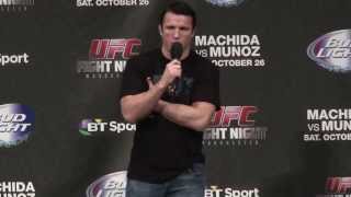 Fight Night Manchester QampA with Chael Sonnen [upl. by Brok]