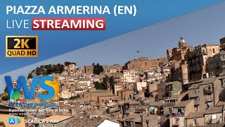 🔴 Piazza Armerina live webcam  Panoramica Duomo e Castello Aragonese [upl. by Ydnirb]