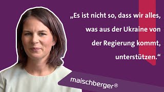 Bundesaußenministerin Annalena Baerbock B‘90Grüne über die UNGeneralversammlung  maischberger [upl. by Yejus]