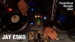 FunkSoul Boogie Jazz Mix on Vinyl by Jay Esko [upl. by Naahsar]