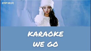 KARAOKE FROMIS9  We Go  romanized [upl. by Yecrad696]