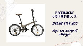 Review of the BTWIN TILT 900 decathlon folding bike [upl. by Barmen]