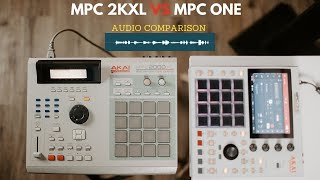 AKAI MPC 2kxl vs MPC ONE  Drum Sampler Comparison [upl. by Amii]