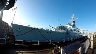 HMS Cavalier Walk Through Tour 2018  Chatham Historic Dockyard  4k [upl. by Julio115]