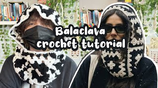 how to crochet a balaclava granny square edition  easy crochet tutorial [upl. by Shaun]