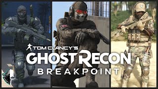 TOP 5 Favorite Outfits for Ghost Recon Breakpoint  Outfit Guide amp Breakdown [upl. by Meador]