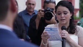 Votos matrimoniales en Bodas Cubanas [upl. by Alejoa]