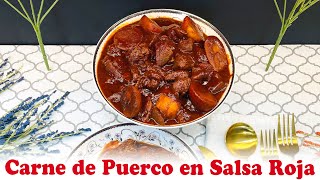 Carne de Puerco en Salsa Roja [upl. by Madelle]