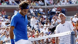 Roger Federer vs Nikolay Davydenko  US Open 2007 Semifinal Highlights [upl. by Flosser]