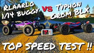 Typhon Grom BLX vs Rlaarlo 114 brushless buggy  WHOS FASTER [upl. by Enahpad]