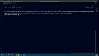 Python ProjectText based Adventure Game [upl. by Anahahs]