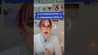 Horóscopos Noviembre 2024 [upl. by Adnawal141]