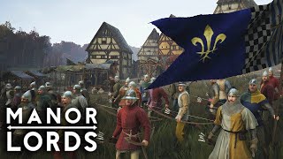 Manor Lords Gameplay  Building a Military  Part 5 [upl. by Eniamat641]