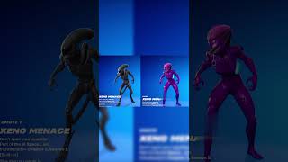 Fortnite AGONY X Xeno Menace amp Mask Up Emote Comparison [upl. by Shanney]