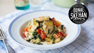 Creamy Chicken amp Spinach Pasta [upl. by Iatnahs]