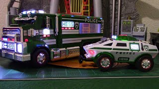 2023 HESS Truck Unboxing Police Truck and Armored Cruiser Lights and Sound [upl. by Sset]