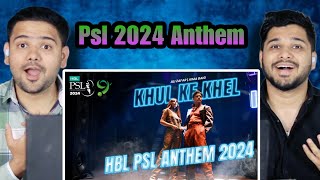 Indian Reaction On HBL PSL Anthem 2024 [upl. by Alul]