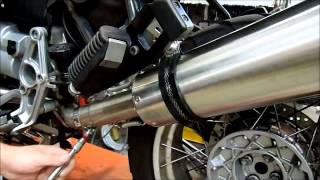 BMW R 1150 GS R SCARICO GPR ISTRUZIONI GPR EXHAUST SYSTEM FITTING INSTRUCTIONS [upl. by Netsruk]