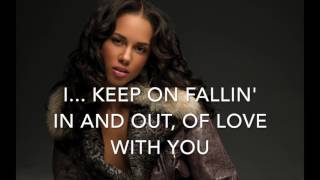 Fallin 6  Alicia Keys  Karaoke male lower [upl. by Louisa]