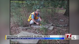 NCDOT partners with NC State to map unmarked burial sites [upl. by Ynatsed684]