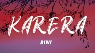 BINI  Karera  Lyrics [upl. by Grani274]