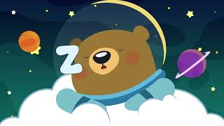 Nighty Night Baby Sleep Lullaby 8 Hours with Soothing Stars amp Bear Animation [upl. by Cecile]