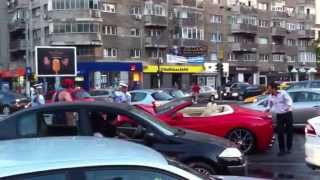 Adrian Minune accident cu Ferrari in intersectia Dorobanti cu Stefan cel Mare [upl. by Aniahs]