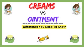 Ointment and Cream Difference Cream vs Ointment Semisolid Dosage Form Pharmaceutics Made Easy [upl. by Alix]