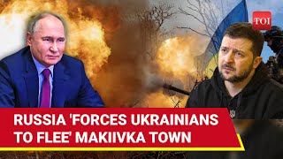 Ukrainian Soldiers Flee Makiivka Under Russian Onslaught Another Victory For Putin  Watch [upl. by Cristabel724]