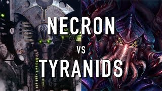 Necrons Vs Tyranids Who Would Win Warhammer40k [upl. by Athal969]