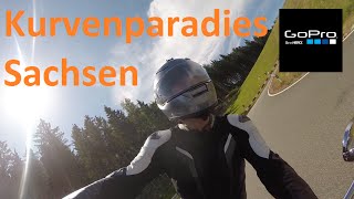 Motorradfahren im Kurvenparadies sächsische Schweiz  Suzuki Bandit 1250 GoPro Hero 3 [upl. by Safoelc456]