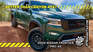 2024 Nissan Frontier Pro4x Better than GMC Canyon AT4 OffRoad [upl. by Etnovahs]