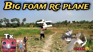 How To Make Giant Rc Airliner  Flight  Crash All in one video  Arduino board using make rc plane [upl. by Caldeira170]