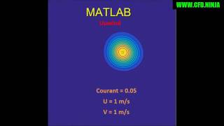 🥇 ANSYS CFX amp MATLAB  Advection Equation 2D [upl. by Best]