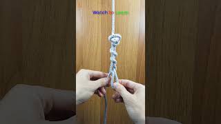 Amazing Knot  Very Strong Truckers Hitch  Quick Release Knot 9DIYCrafts [upl. by Akel]