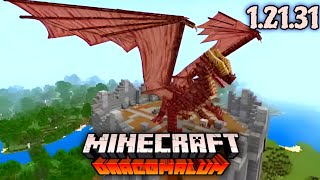 Dragon Addon  Minecraft Dracomalum Addon for 121  All Boss Dragons in Minecraft [upl. by Adnohral]