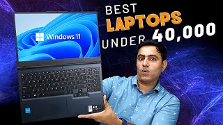 Top 5 Best Laptops Under 40000 Rs Latest  Best laptops for studentsOffice 2024  Budget laptops [upl. by Figone328]