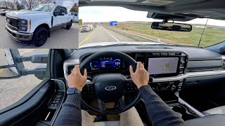 2023 Ford F350 XLT  POV Test Drive 3D Audio [upl. by Germaine650]