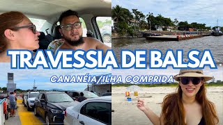 COMO É essa TRAVESSIA DE BALSA  dia na praia [upl. by Munsey408]